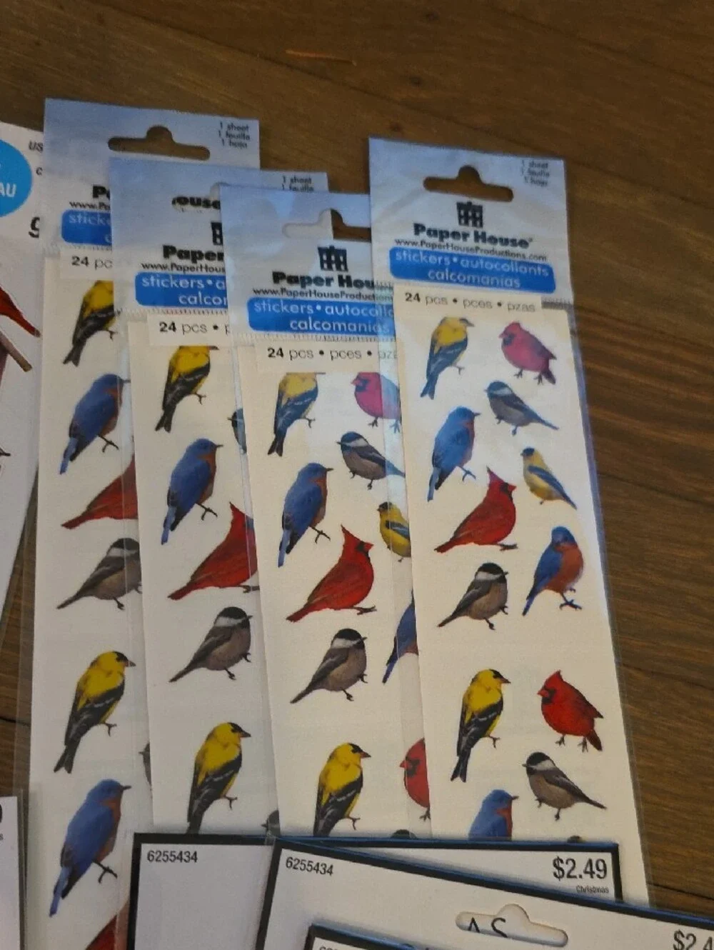 Assorted Bird Stickers: 19 Packs - Scrapbooking / Crafts. NEW